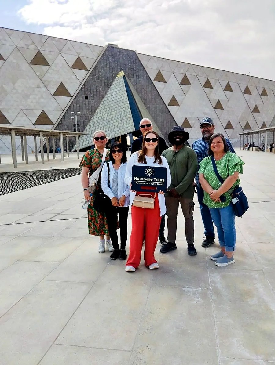 Nourbelle guests at the Grand Egyptian Museum